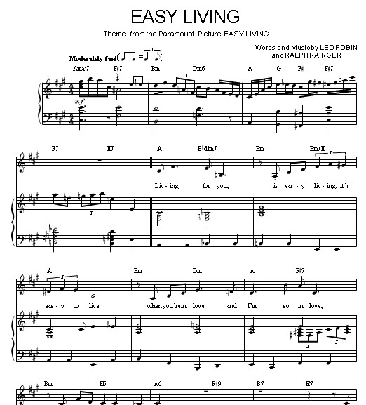 Billie Holiday - Easy Living