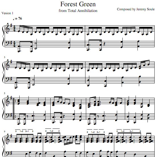 Total AnnihilationɨǧOST Forest Green