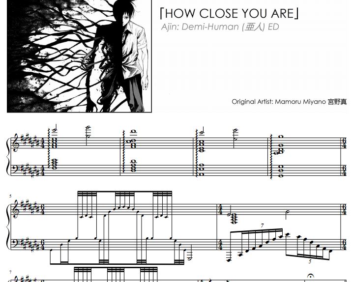 Ajin: Demi-Human () ED HOW CLOSE YOU ARE