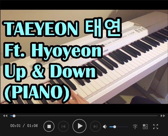 TAEYEON - Up & Down钢琴谱