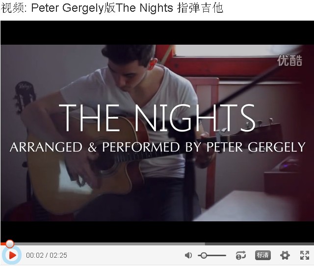 thenights艾维奇,thenights avicii - the nights指弹吉他谱
