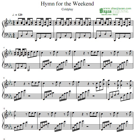 Hymn For The Weekend