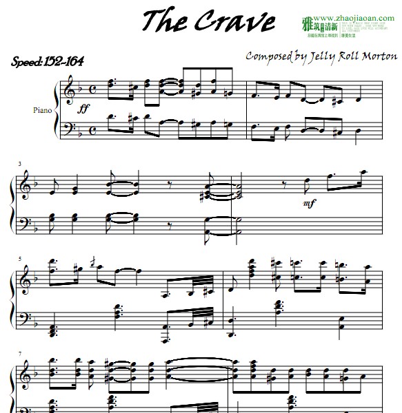 The Crave钢琴谱