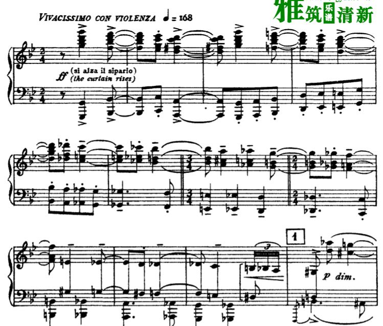 普契尼歌剧 托斯卡 声乐钢琴伴奏谱全集