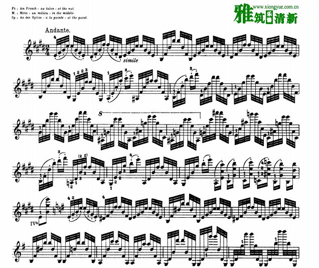 帕格尼尼24首小提琴随想曲 小提琴谱 莱比锡版