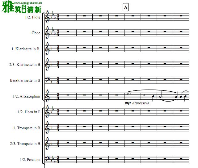 肖斯塔科维奇 第二圆舞曲 交响管弦乐合奏谱