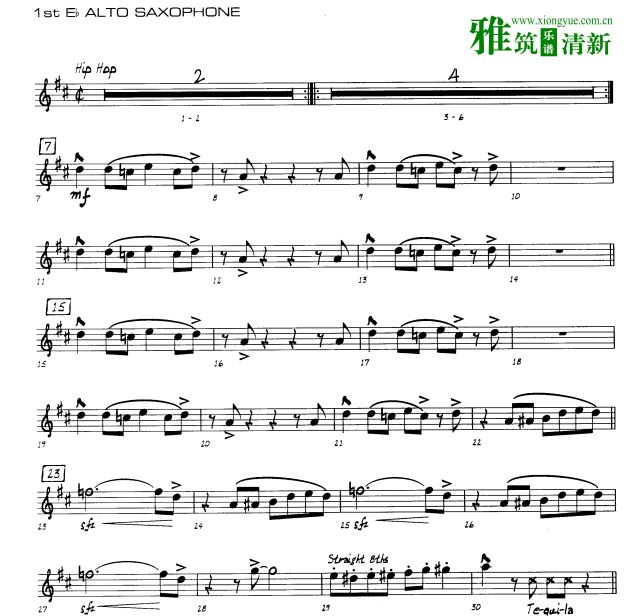 Tequila 龙舌兰管弦乐分谱 