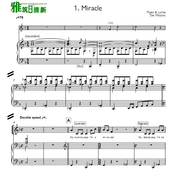 音乐剧 玛蒂尔达 Matilda全剧声乐钢琴伴奏谱