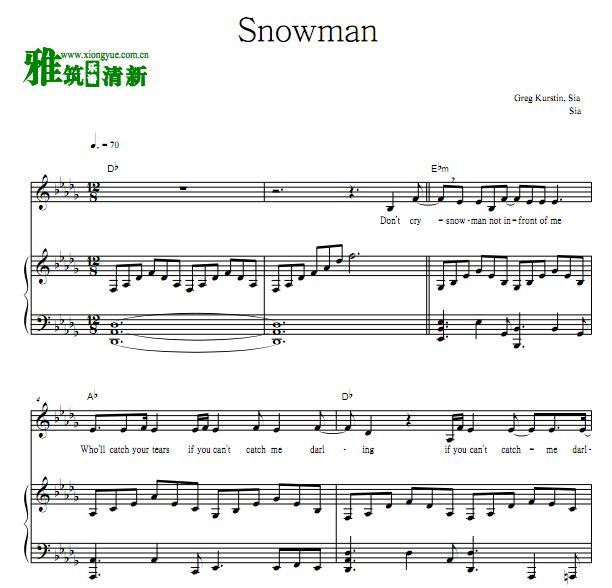 Sia - Snowmanٵ