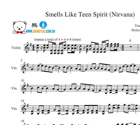 · David GarrettС  Smells Like Teen Spirit