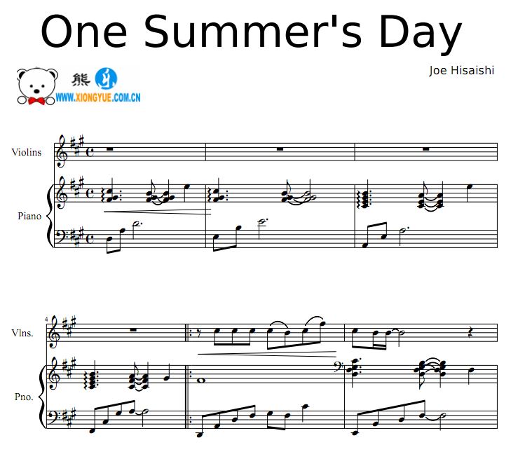 ʯ One Summer's DayСٶ