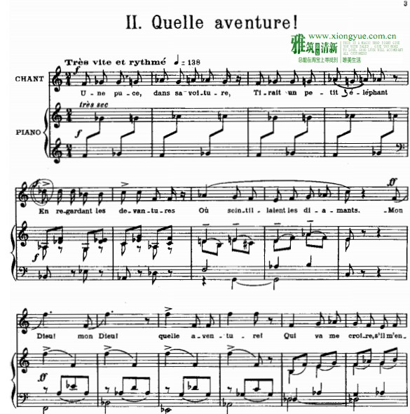 Poulenc  Quelle aventureٰ