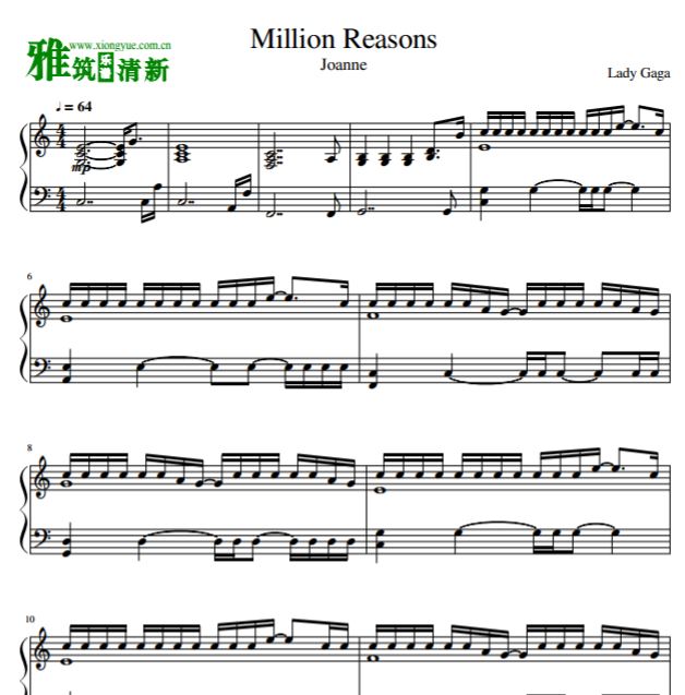 Lady Gaga - Million Reasonsٶ