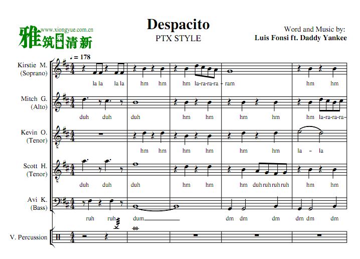 Despacito ϳ SATTBϳ