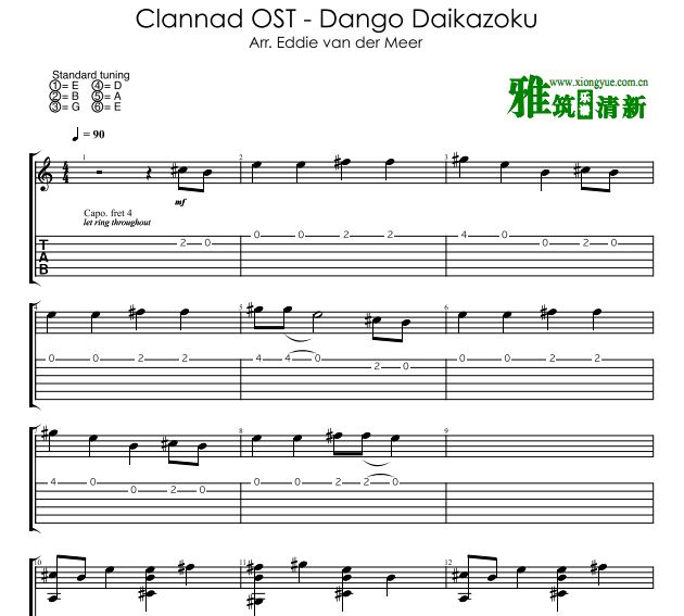 Eddie Clannad OST - Dango Daikazoku