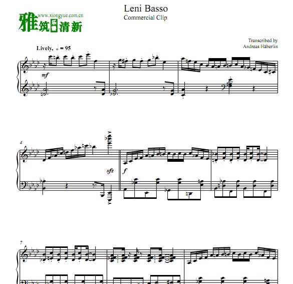 上原广美 Leni Basso钢琴谱