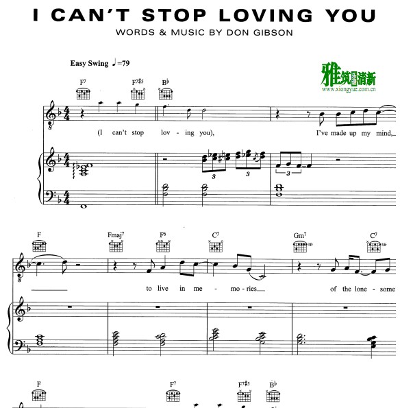  Ray Charles ·˹ - I Can’t Stop Loving You