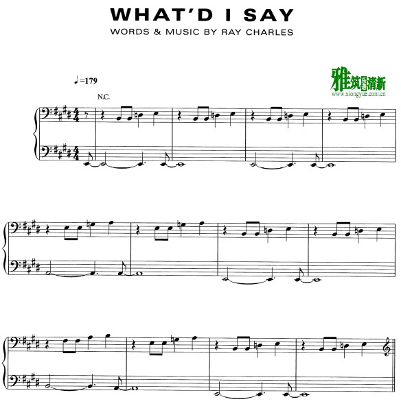 ·˹Ray Charles  - What’d I Say