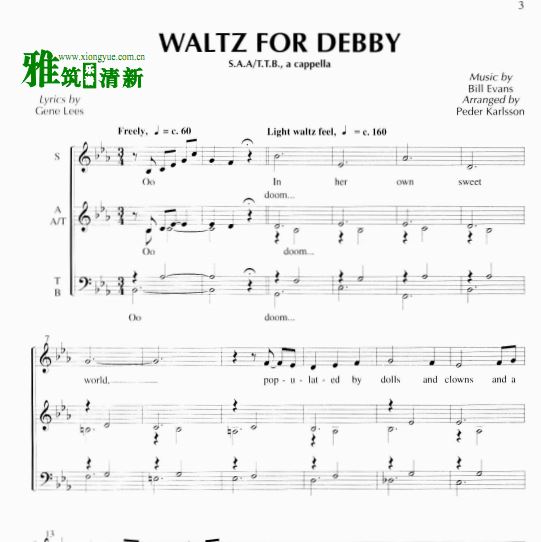 The Real Group   Waltz for Debby ϳ