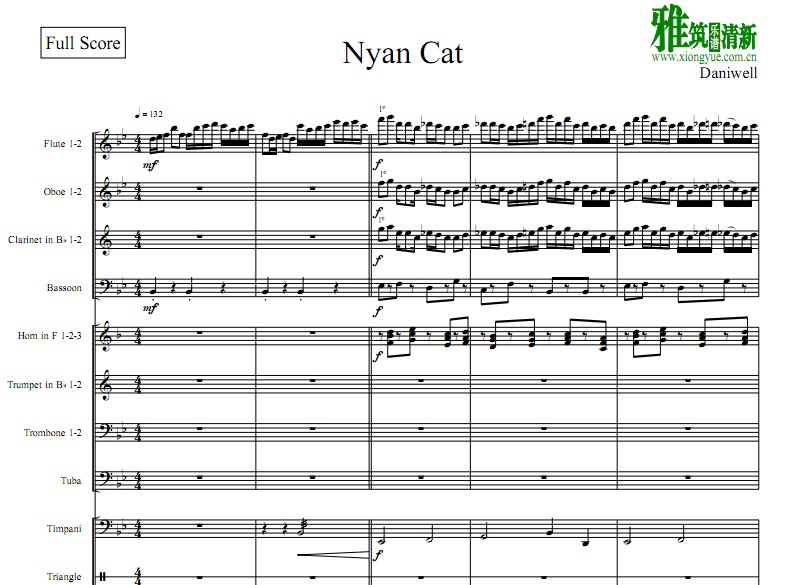 Nyan Cat管弦乐队总谱