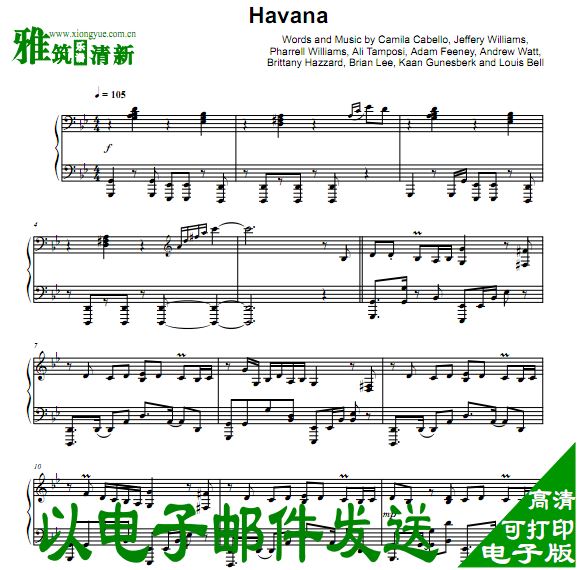 Peter Buka - Havana钢琴谱