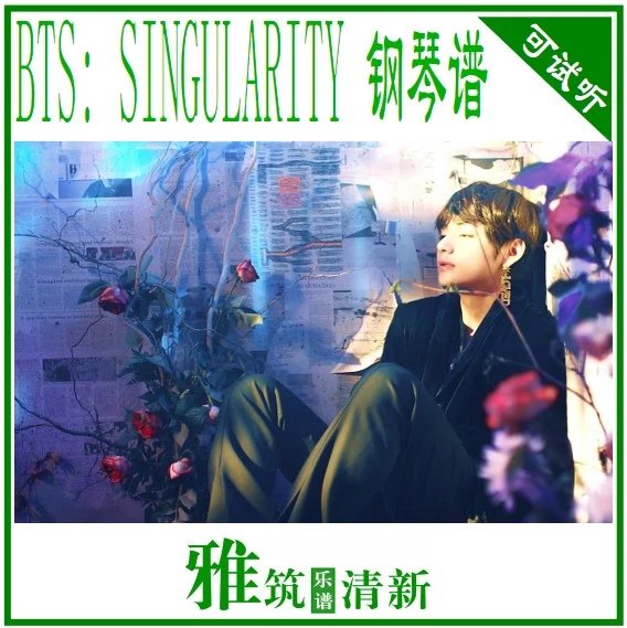 BTS - Singularity 钢琴谱 独奏谱