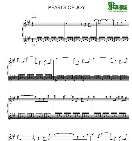 Kevin Kern - Pearls of Joy钢琴谱