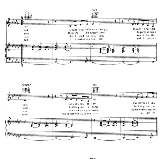 ABBA - The winner takes it all钢琴谱2
