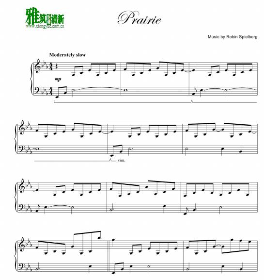 Robin Spielberg - Prairie钢琴谱