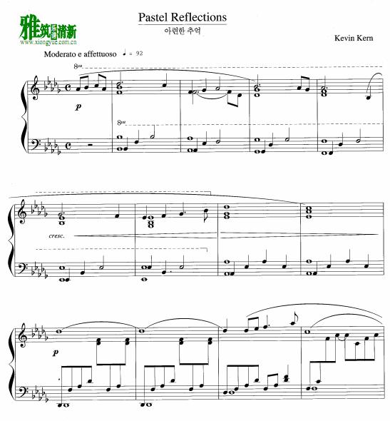 Kevin Kern - Pastel Reflections钢琴谱