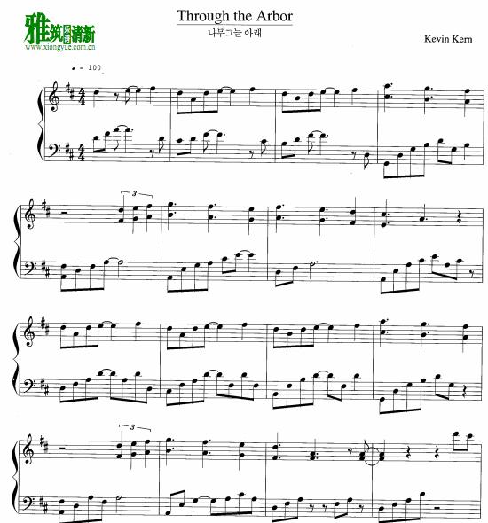 Kevin Kern - Through the Arbor钢琴谱