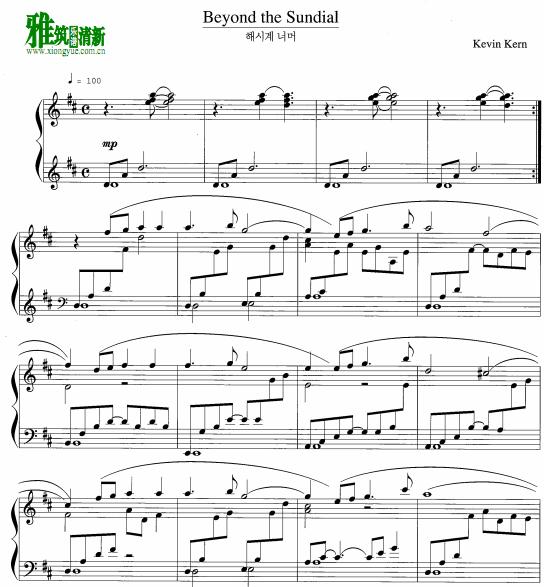 Kevin Kern - Beyond the Sundial钢琴谱