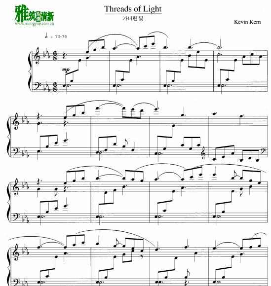 Kevin Kern - Threads of Light钢琴谱