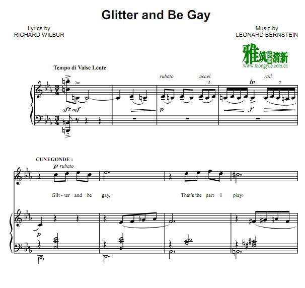 candide ֽ Glitter and be Gay 