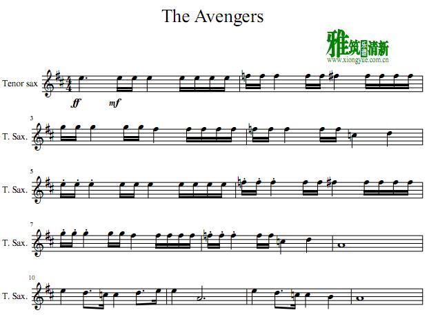 The Avengers ˹  Tenor sax