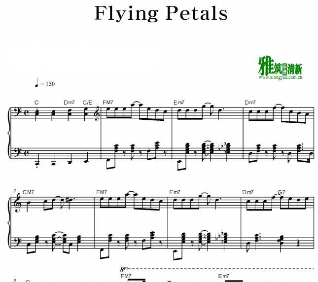 李智洙 - Flying Petals钢琴谱