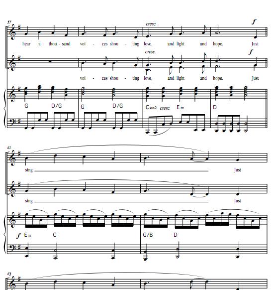 Gary Barlow - sing合唱谱