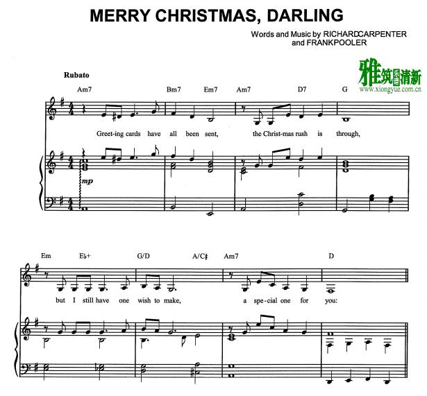 Merry Christmas Darling  