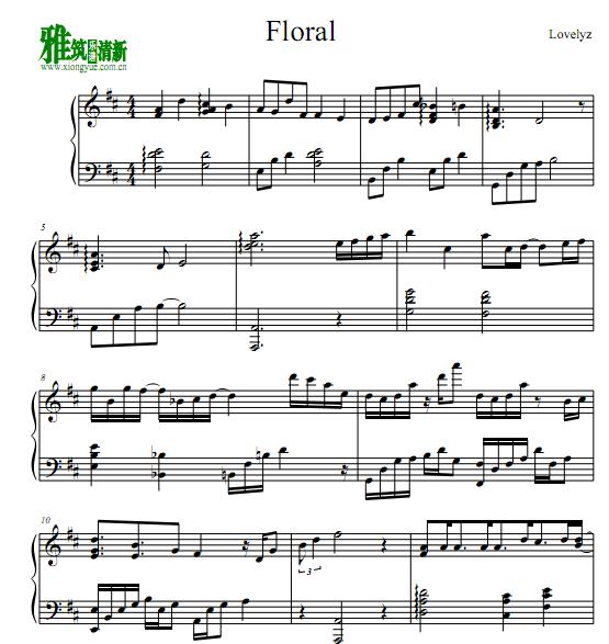 Lovelyz Floral 钢琴谱