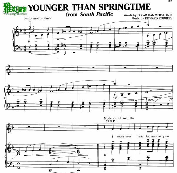 South Pacific̫ƽYounger Than Springtimeʤո 汾