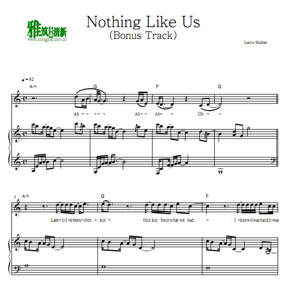 Justin Bieber - Nothing Like Us (Bonus Track)ٰ