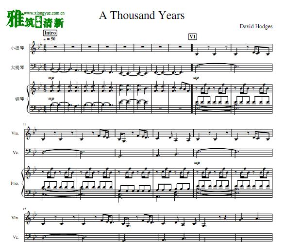 A Thousand Years  Сٴ