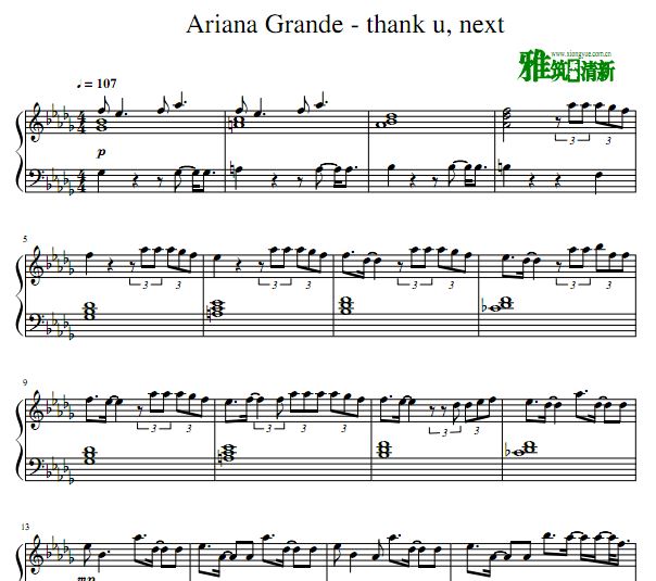 Ariana Grande - thank u next 