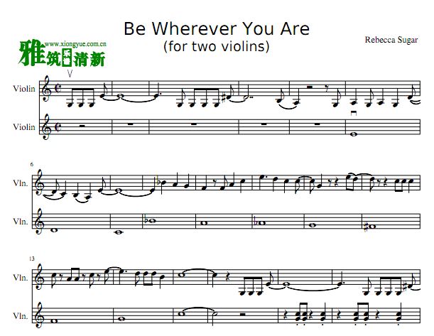 Be Wherever You Are ˫Сٺ