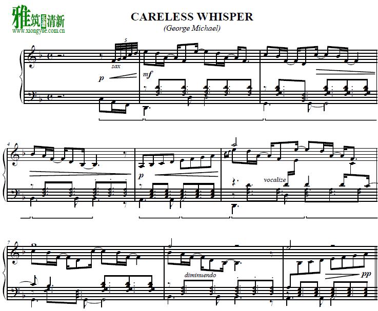 George Michael Careless Whisper