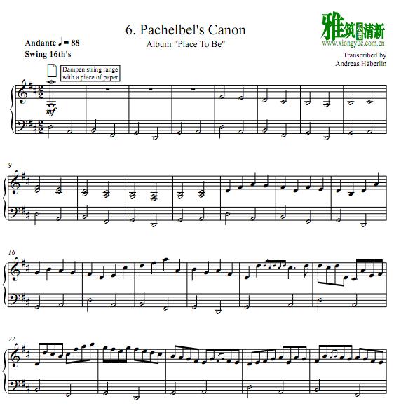 ԭPachelbel's Canon