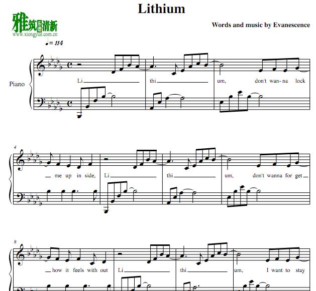 Evanescence - Lithium