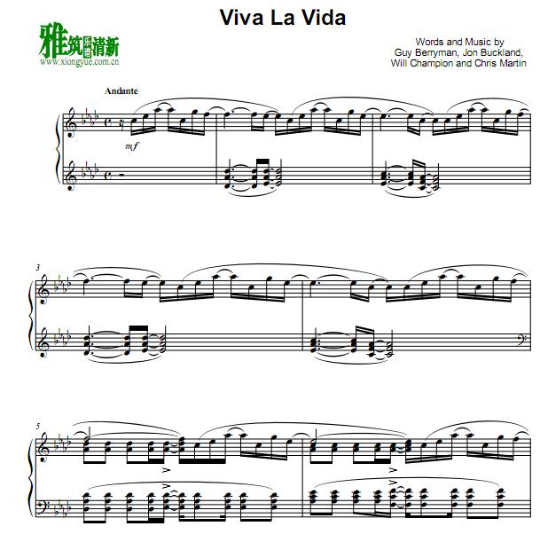 Francesco Parrino - Viva la Vida钢琴谱