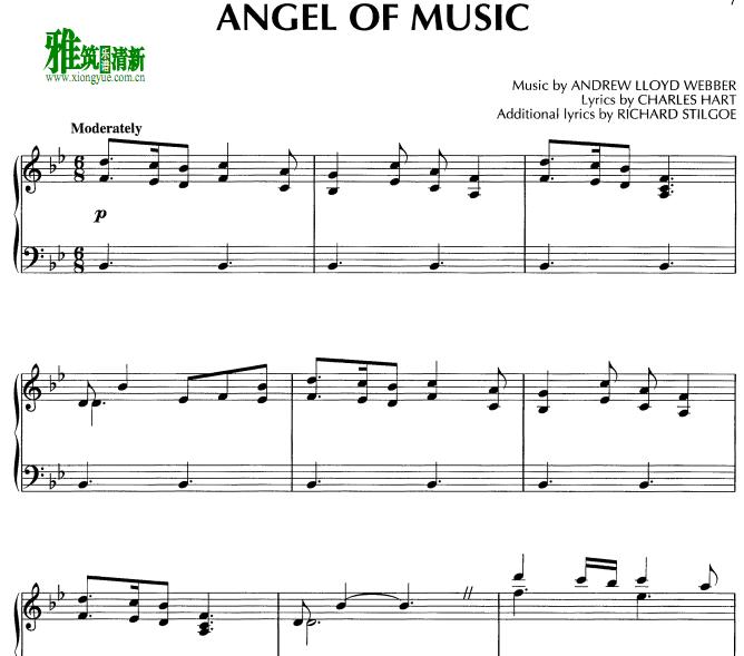 angelofmusic简谱,angellove简谱 歌剧魅影 angel of music 钢琴谱