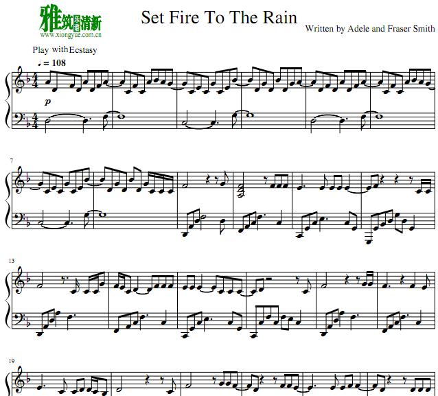 Set Fire To The Rain